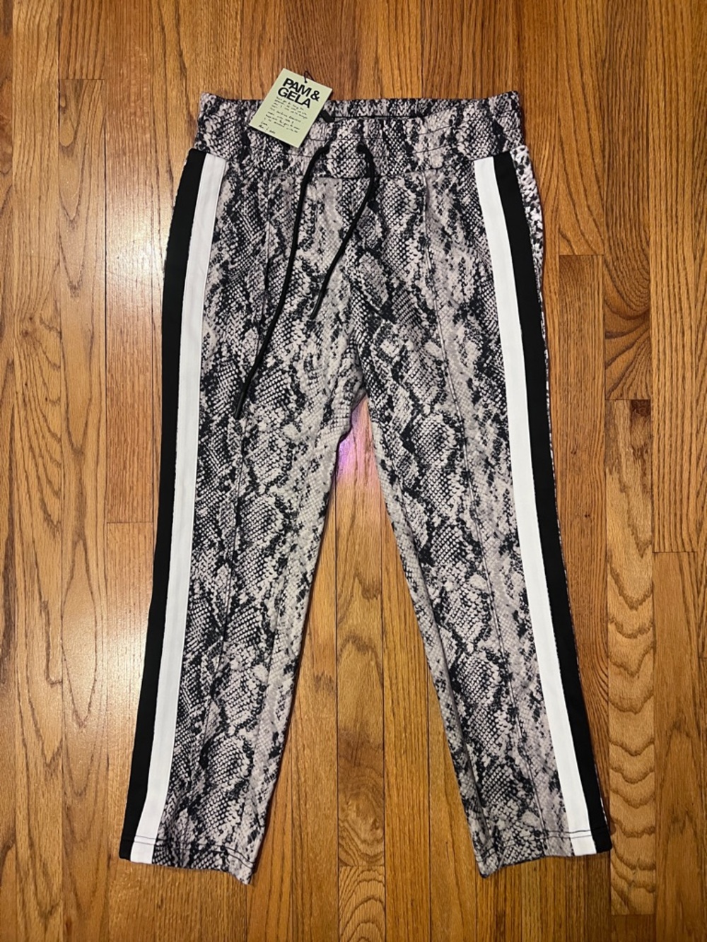 Pam & Gela Snake Print Track Jacket & Pants Set - Picture 4 of 10